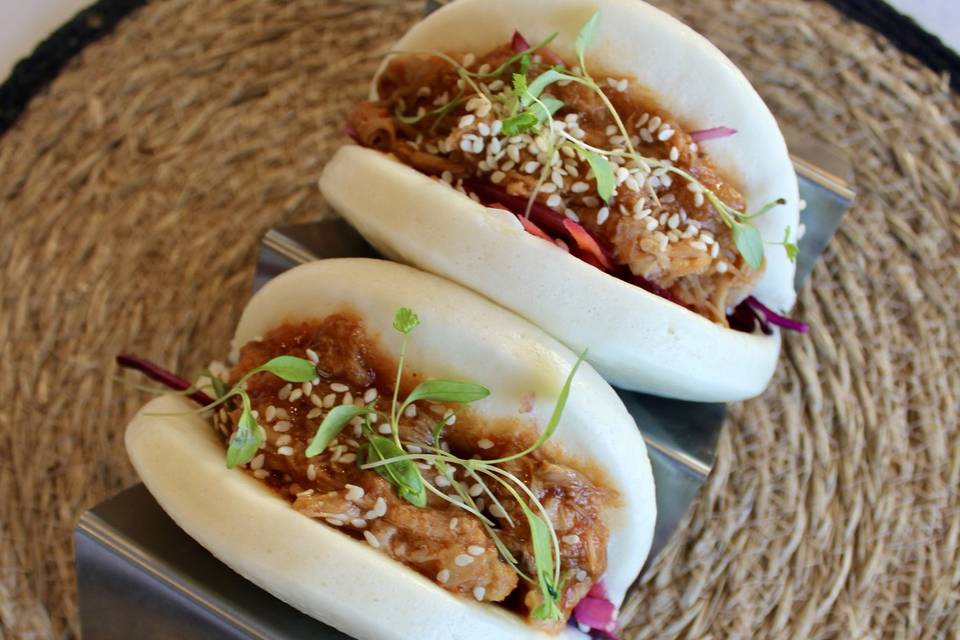 Pulled pork Bao Buns
