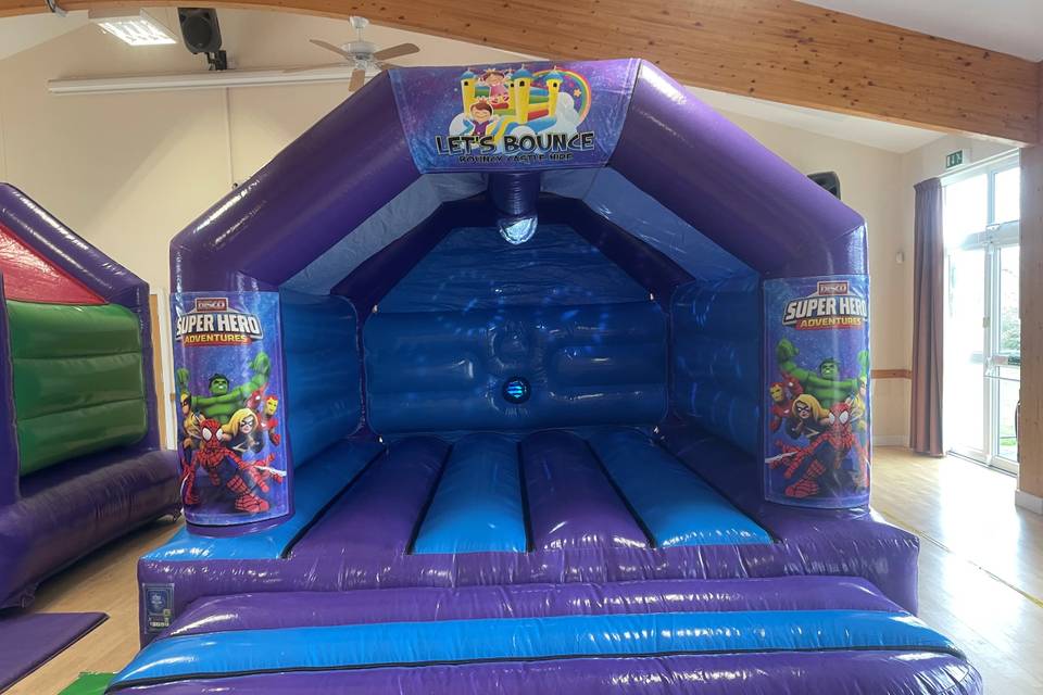 Disco bouncy castle