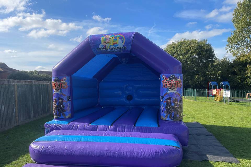 Disco bouncy castle