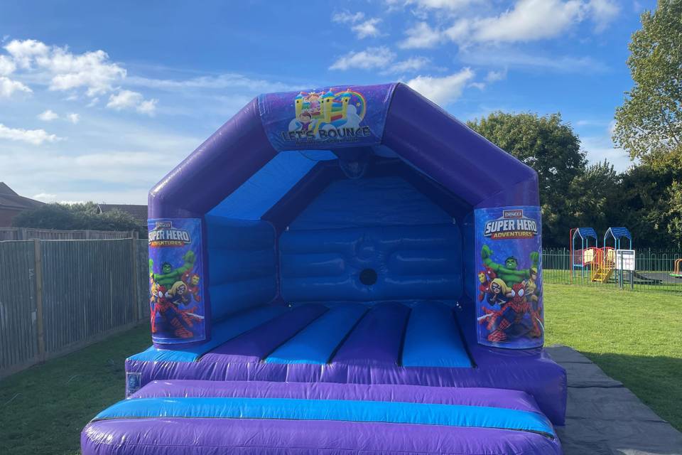 Disco bouncy castle