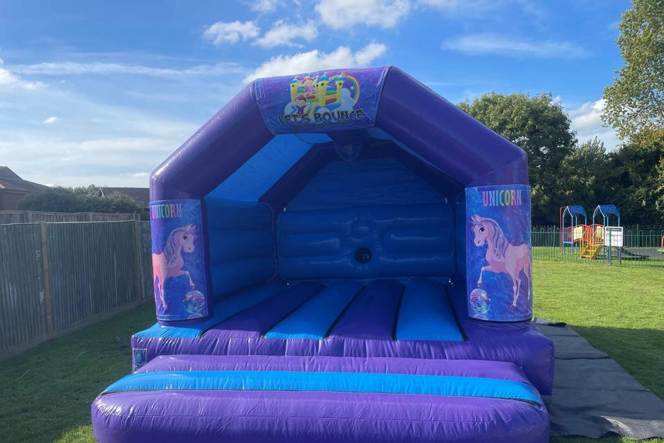 Disco bouncy castle