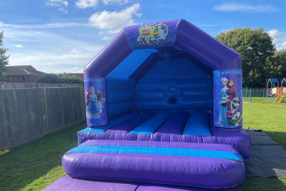 Disco bouncy castle
