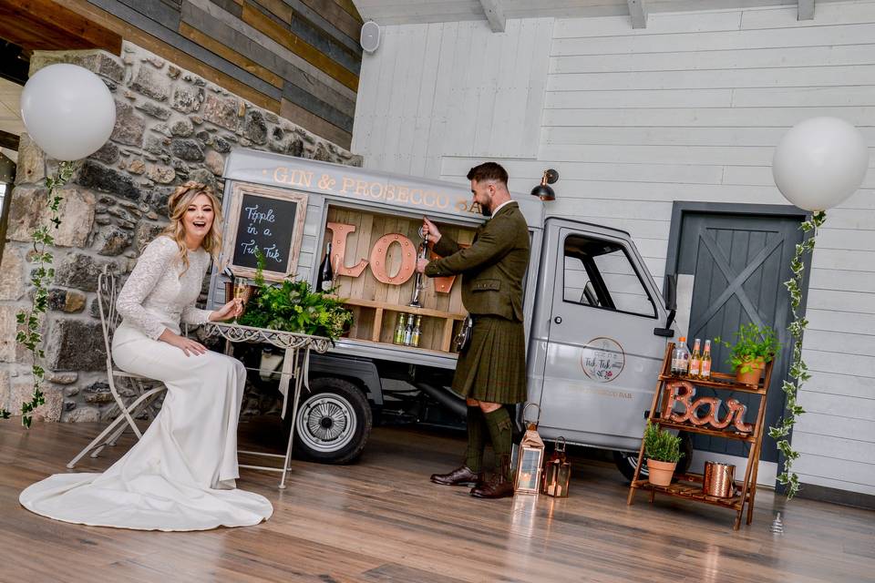 Tipple in a TukTuk - Bar Hire