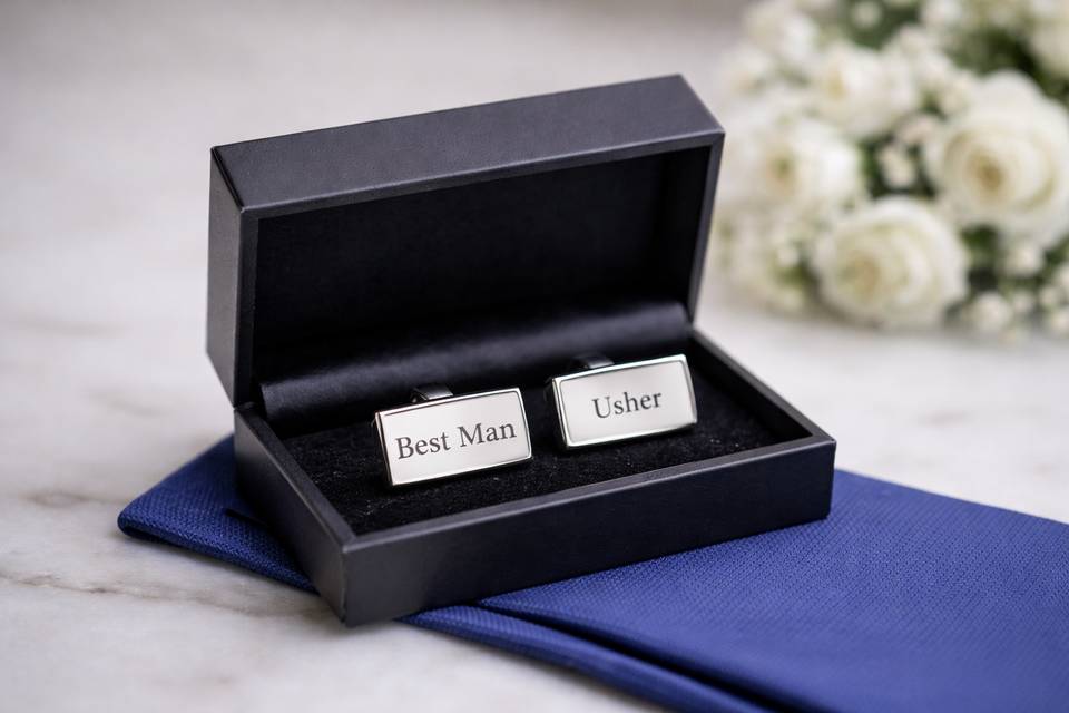 Personalised cufflinks