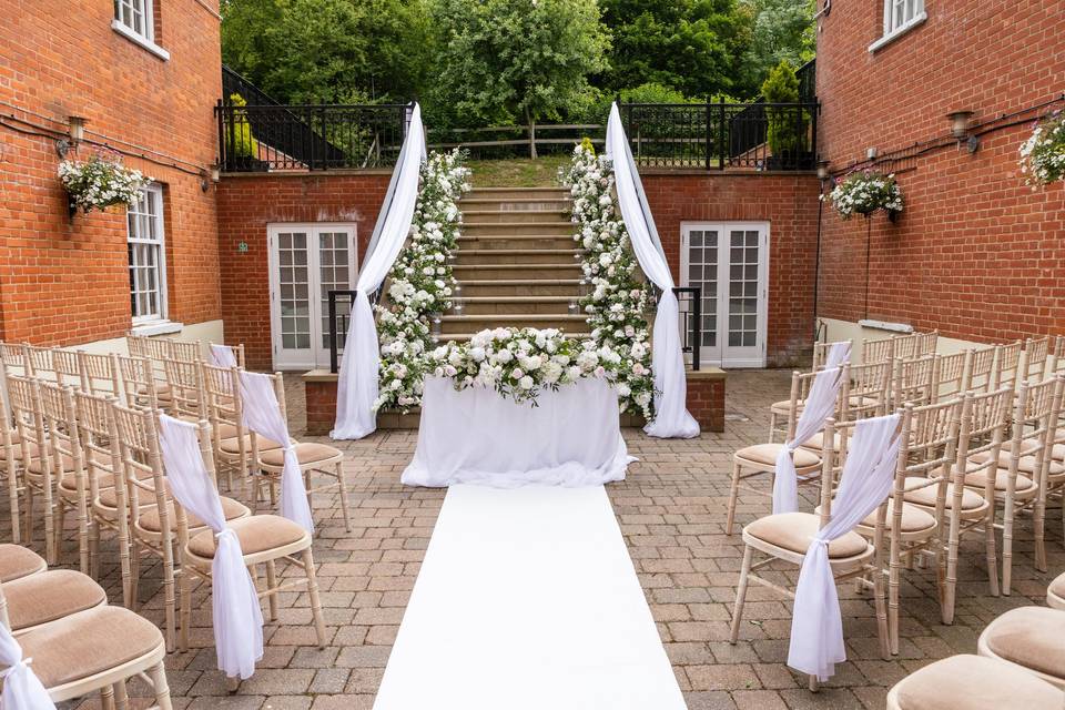 Courtyard ceremony