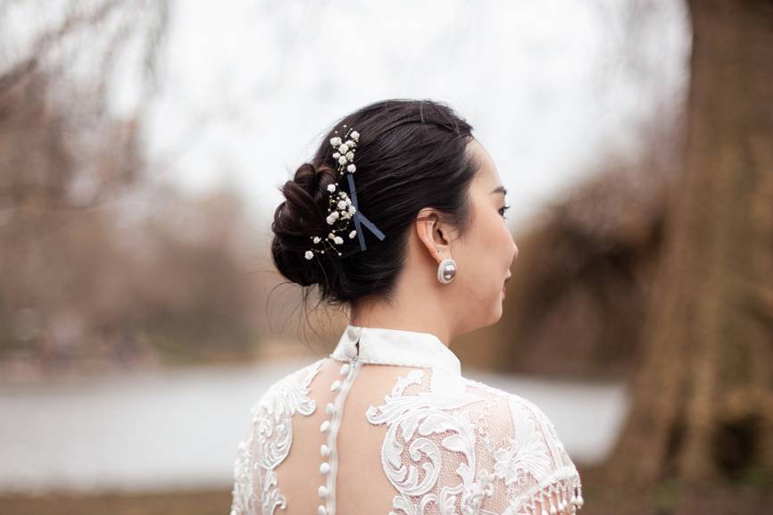 Winter wedding - Bride