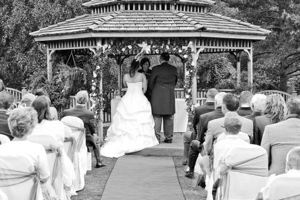 Gazebo black and white