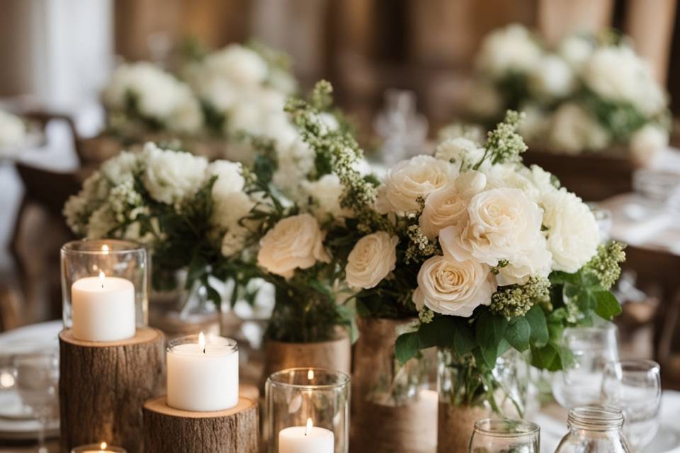 Rustic wedding details