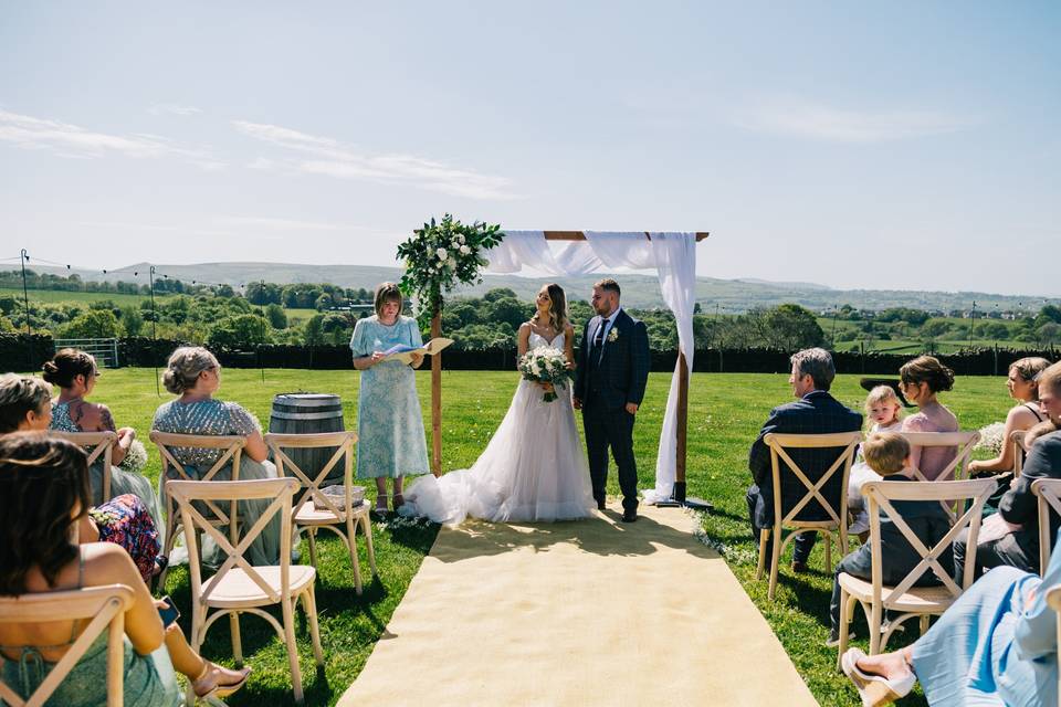 Outdoor ceremony