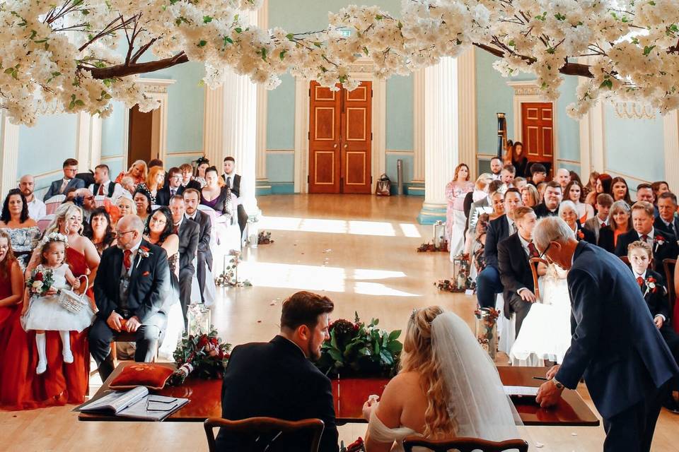 Ceremony in the Ballroom