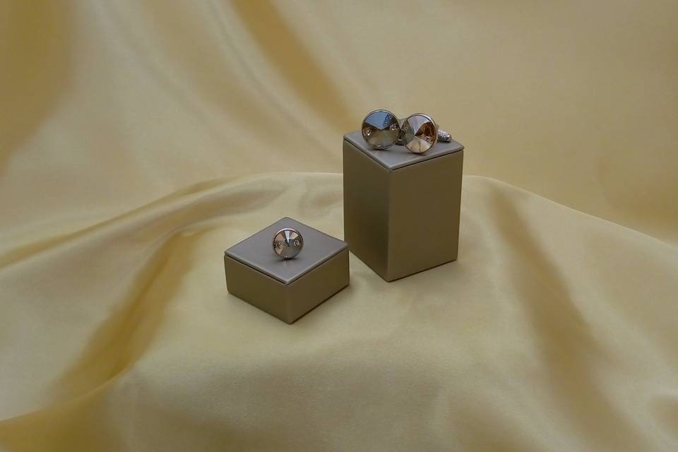 Groom's Cufflinks, Tie Pin Set