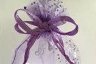 Organza Bag with Candle