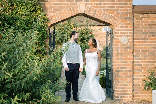 A moment between the couple