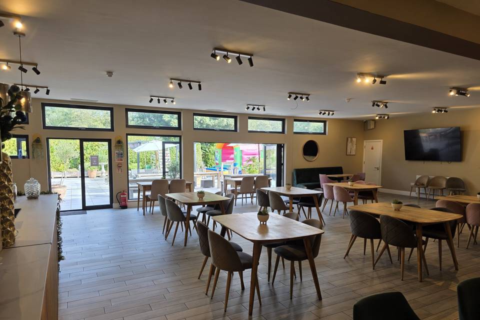 Inside showing spa