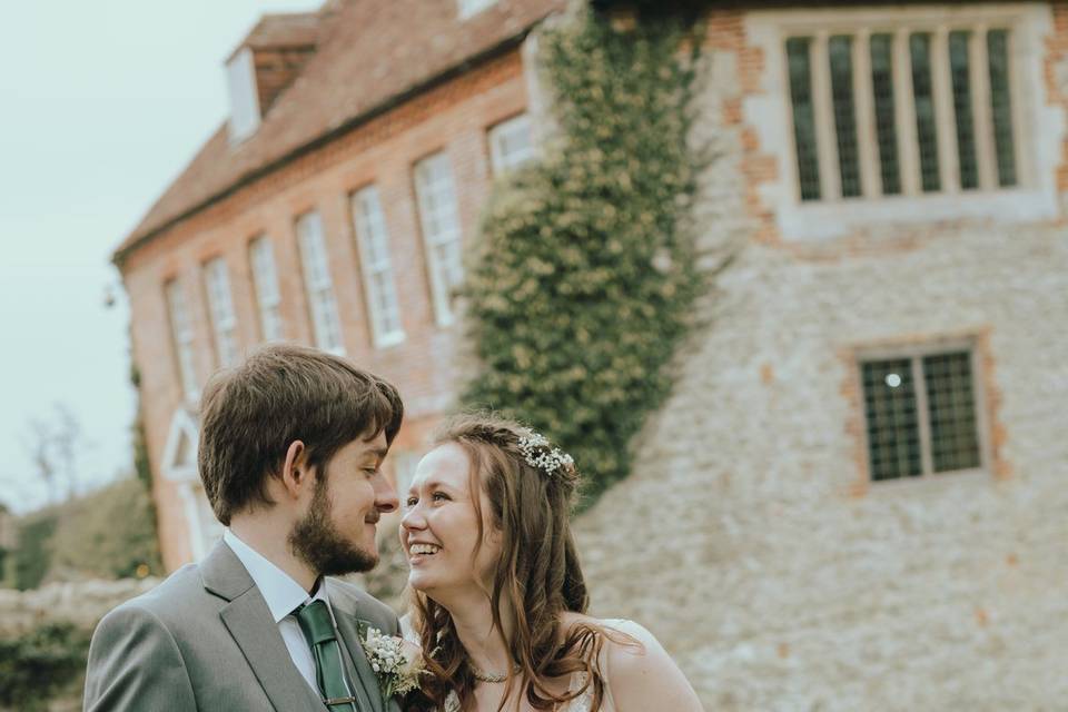 Groom and bride