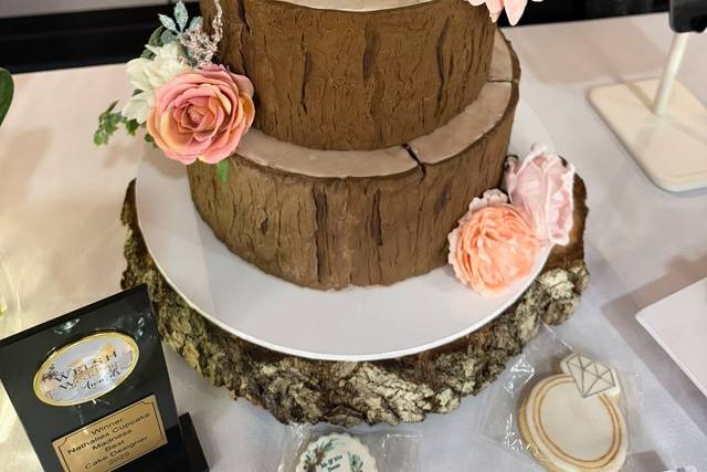 Wood log cake