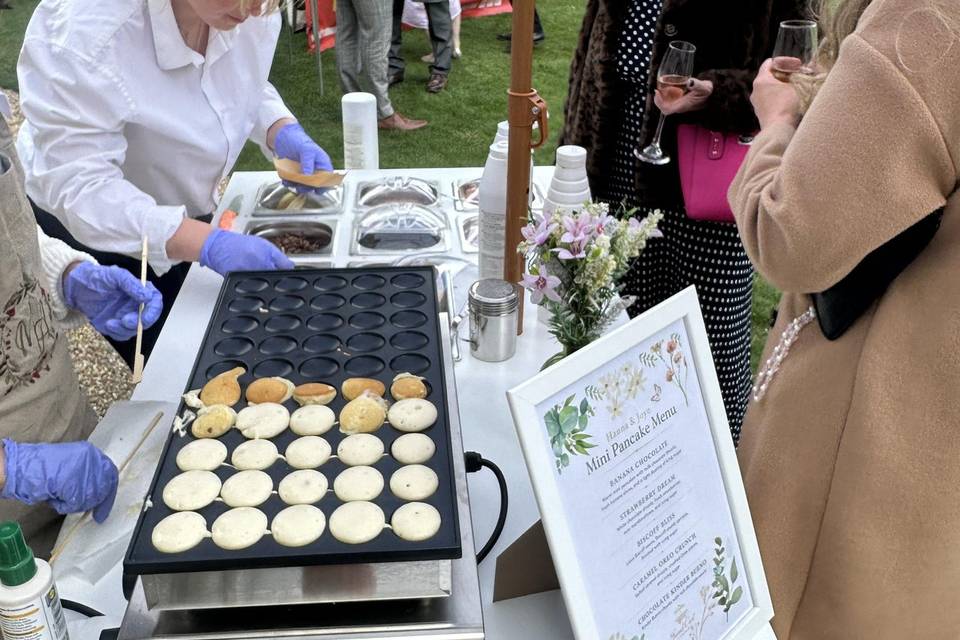 Live Pancake Station