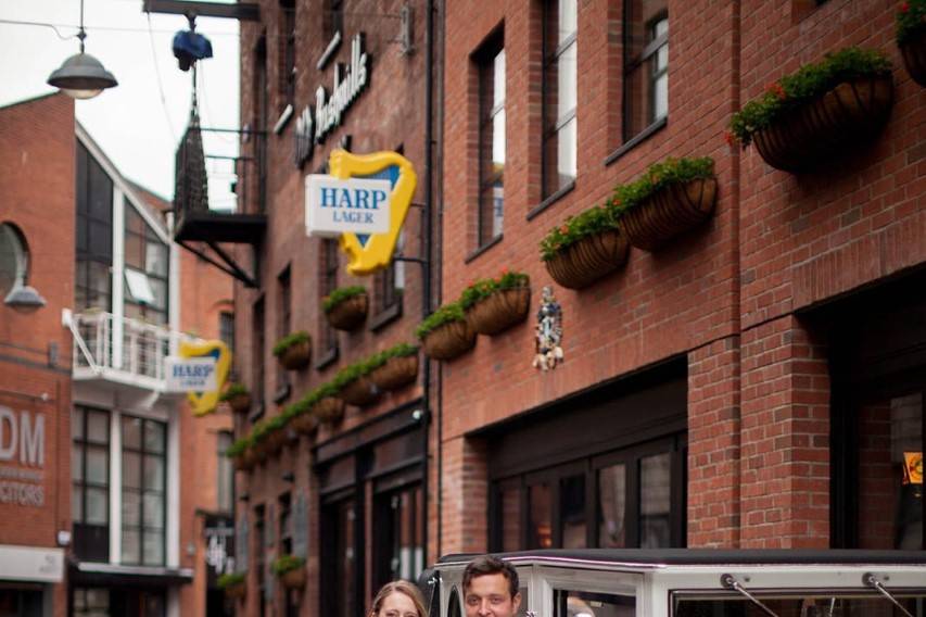 Newlyweds in Belfast