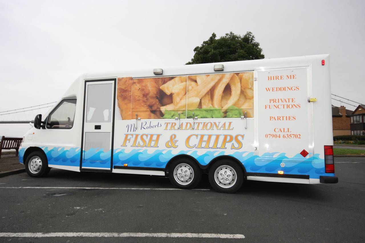 Fish and chips van best sale for sale