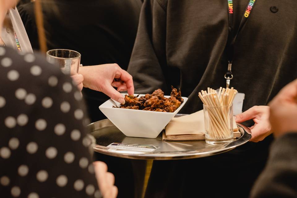 It's all about the canapés