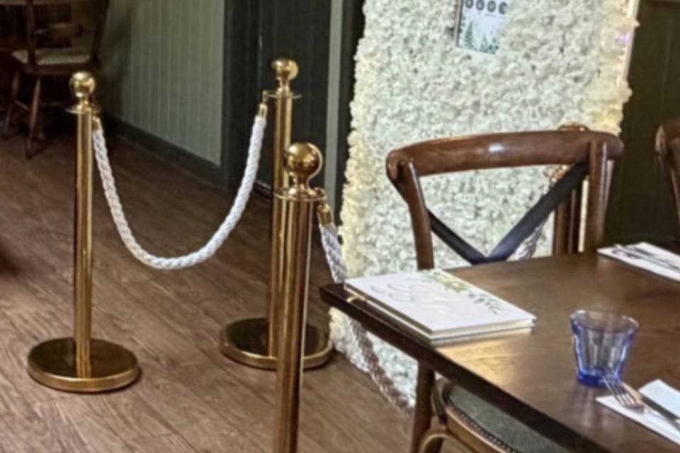 Luxury floral photo booth