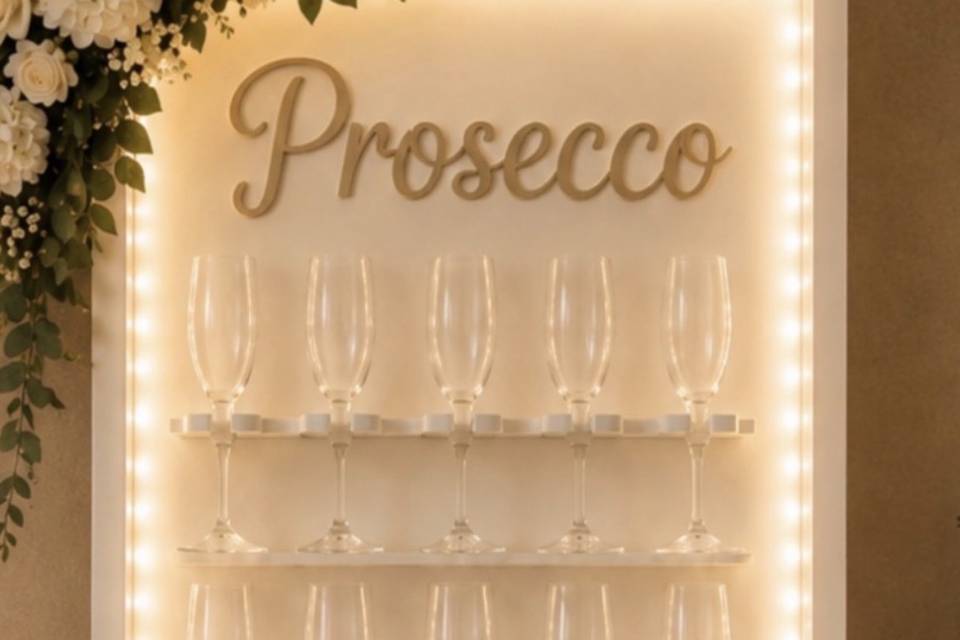 Luxury Prosecco wall