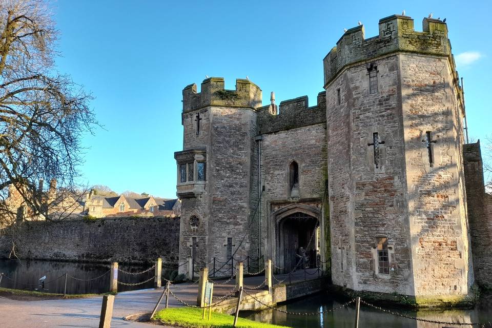 The Gatehouse and drawbridge