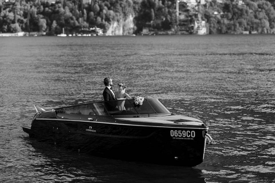 Lake Como wedding couple