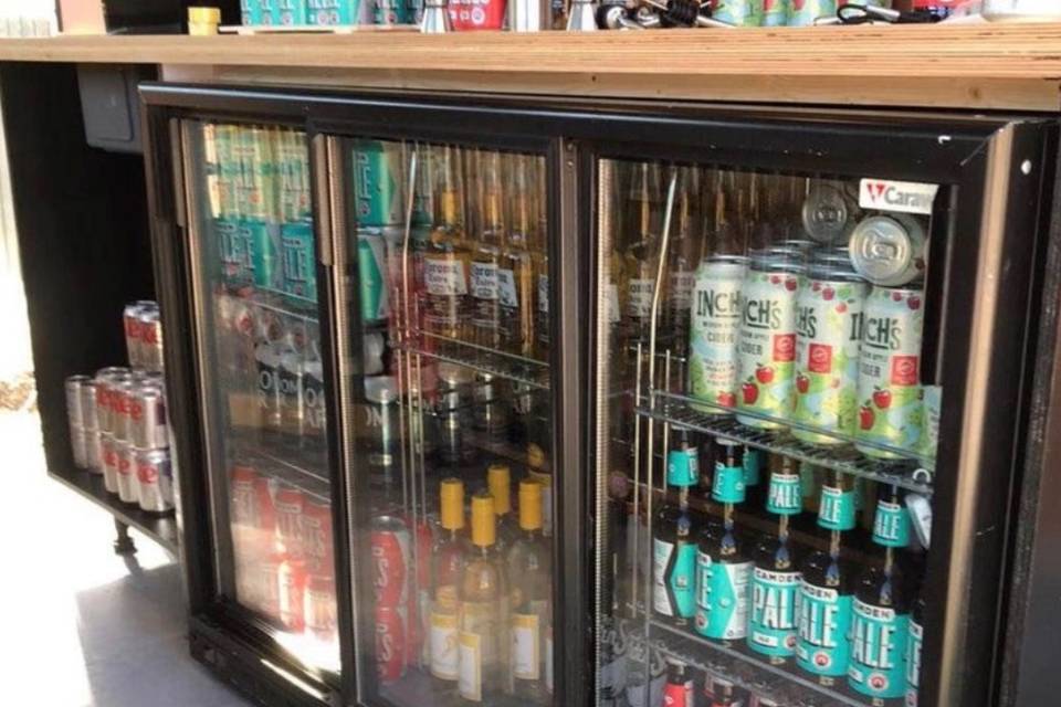 Fully stocked bar