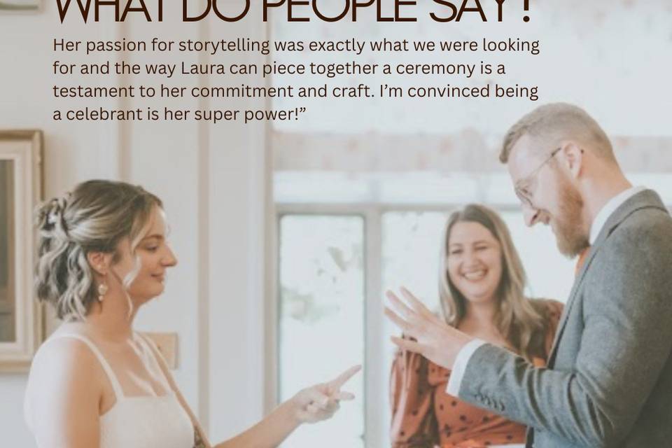 Celebrant Laura Bell