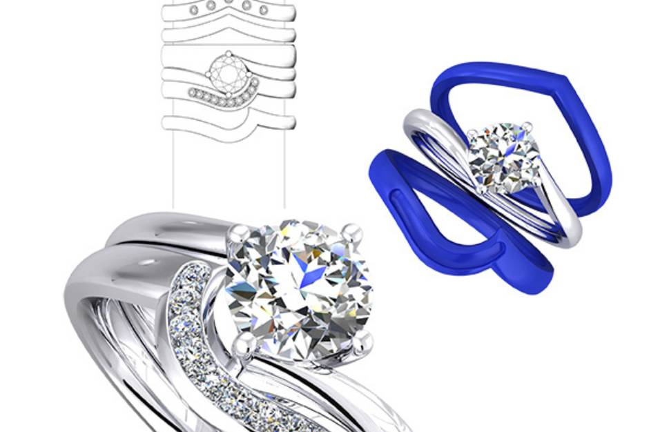 Shaped Wedding Rings