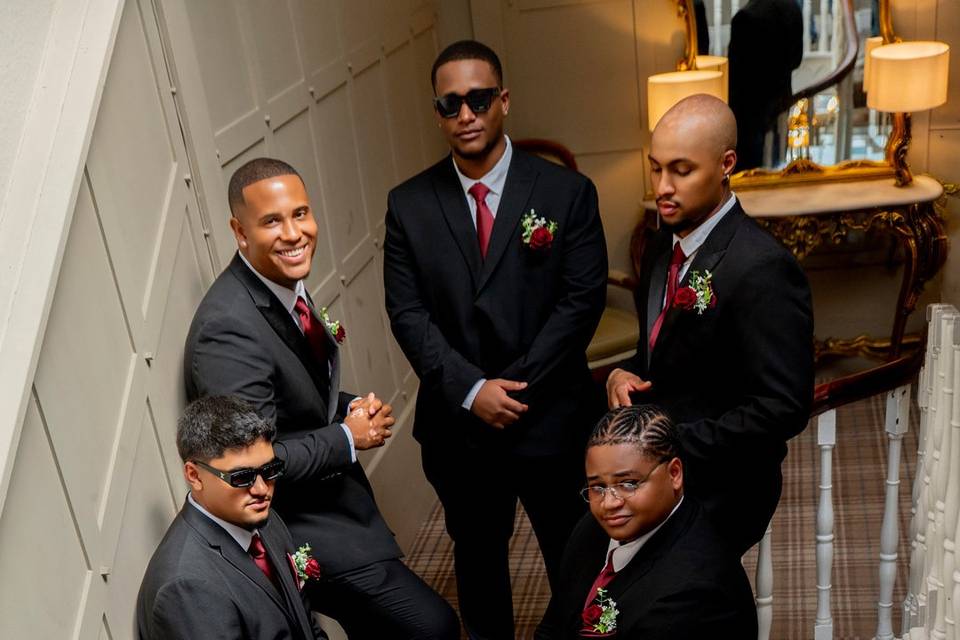 Groom's men