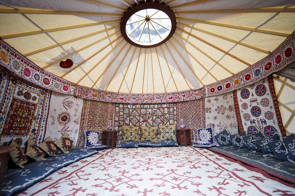 Marquee Hire Hooe's Yurts 2