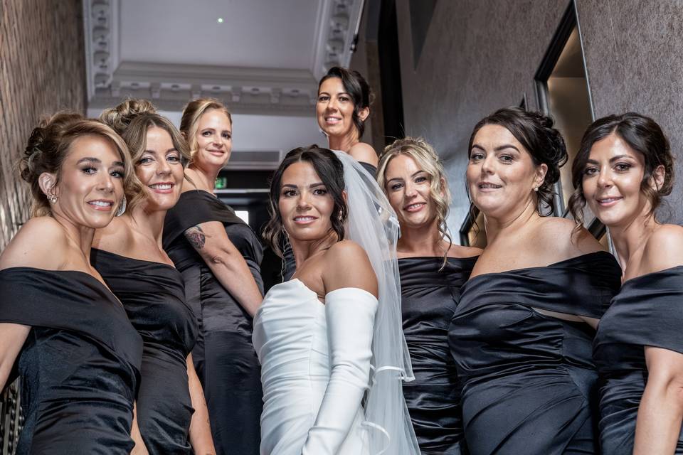 Bridesmaid glam