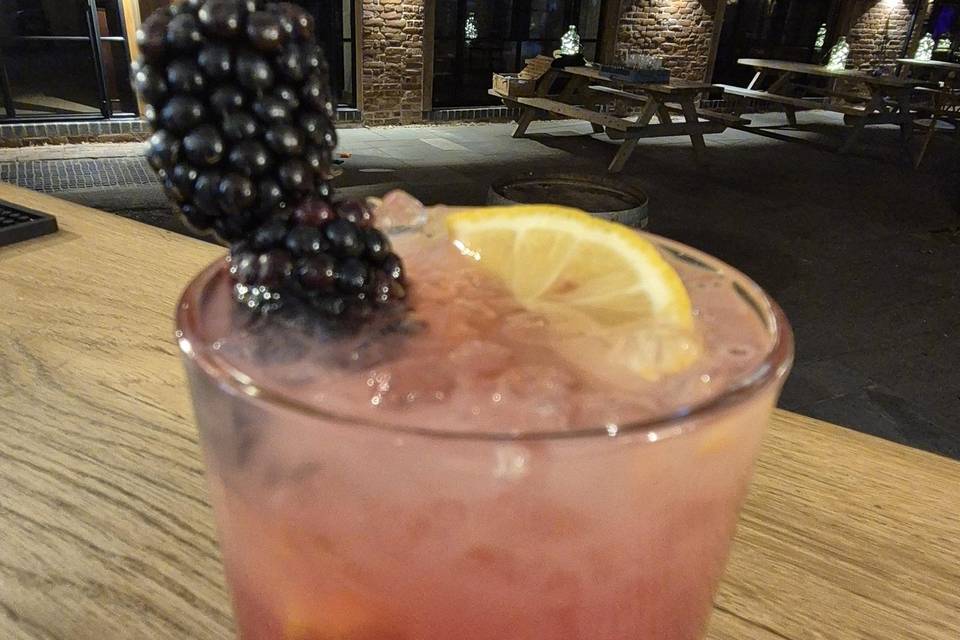 Gin Bramble Cocktail