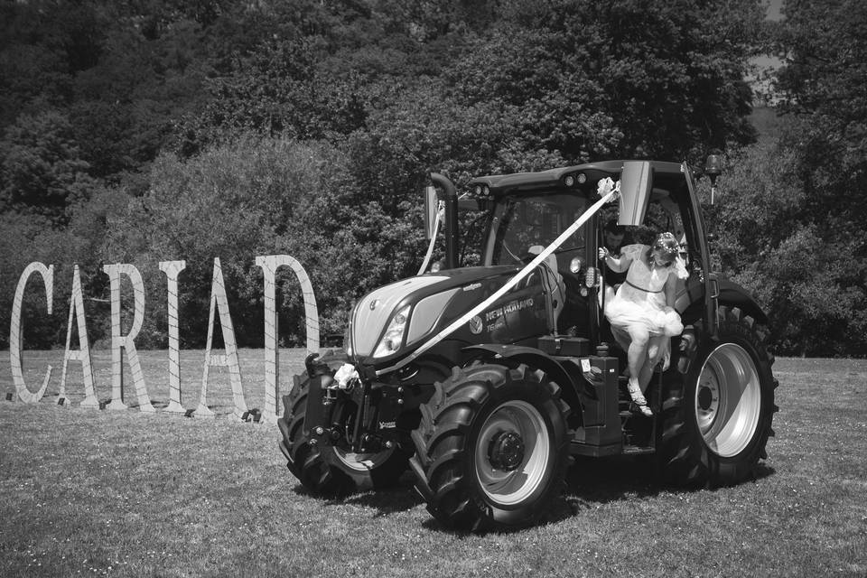 Rural Wales bridal transport!