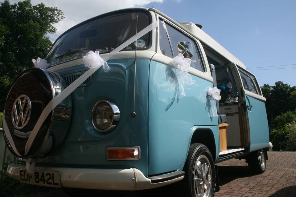 VW Camper wedding hire