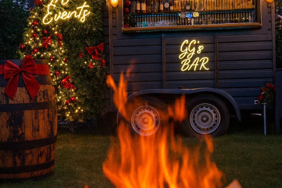 Christmas - The Horsebox bar