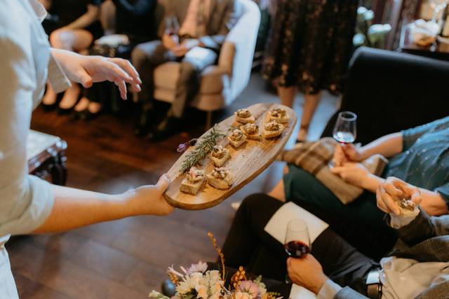 Paired with champagne!