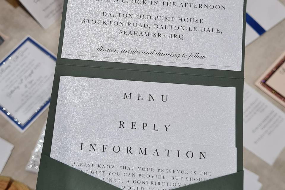 Pocketfold invites