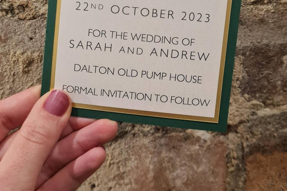 Save the Date