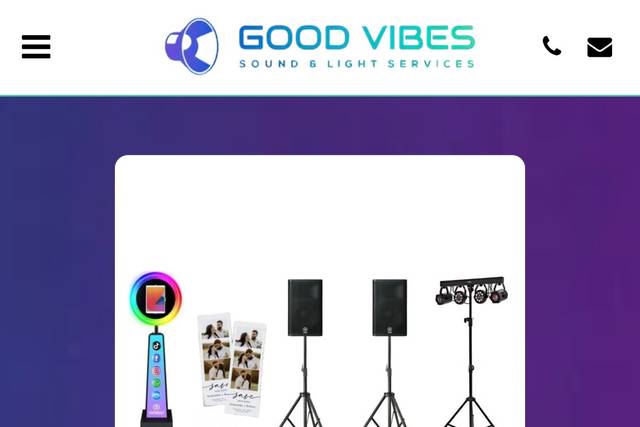 Photo Booth + Sound & Light