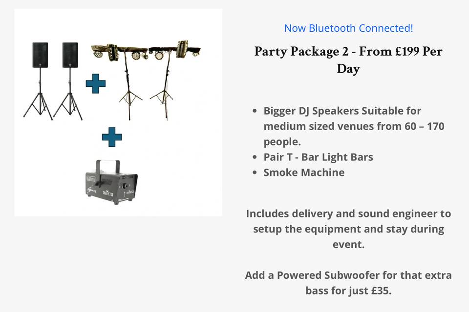 Larger Party Package