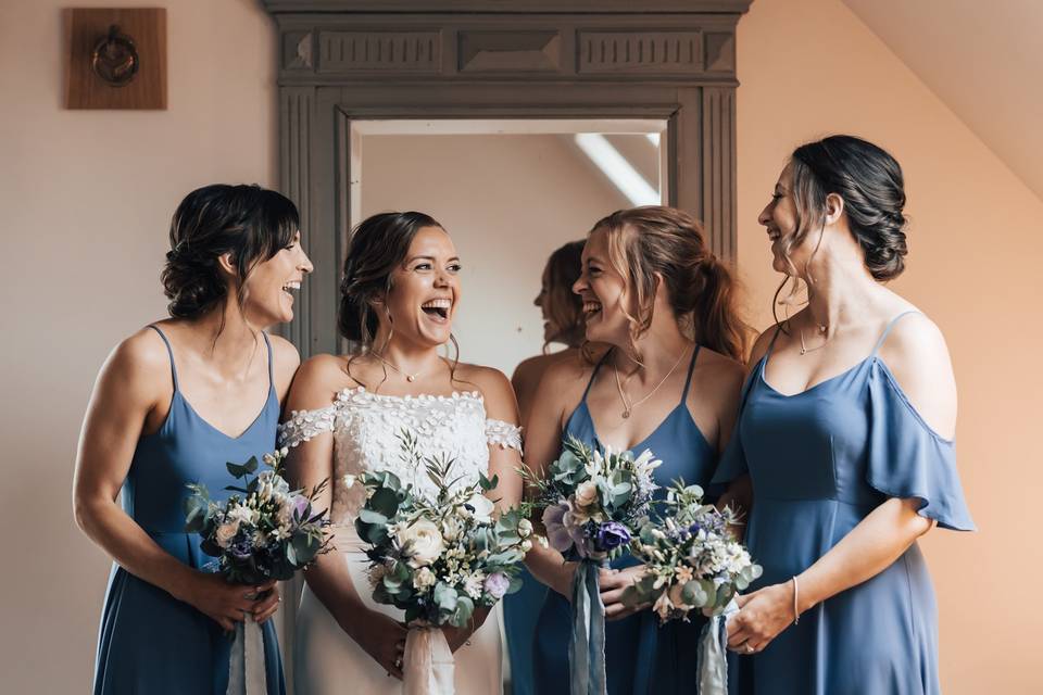 Bluebell bridesmaids dress