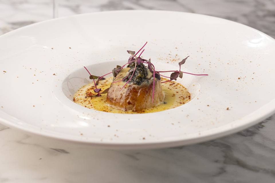 Champagne and Scallops