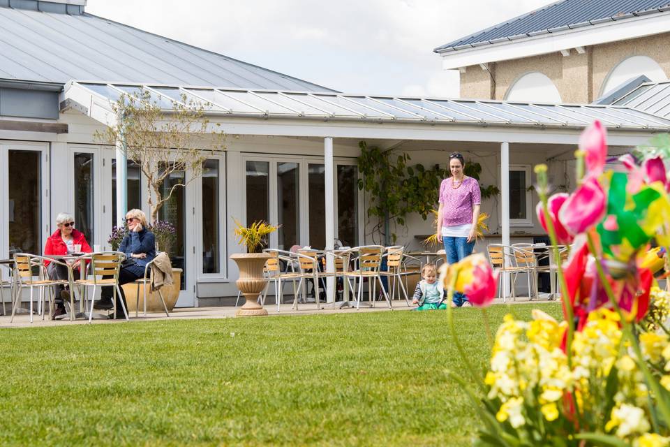 The Bar/Cafe, outdoor seating.