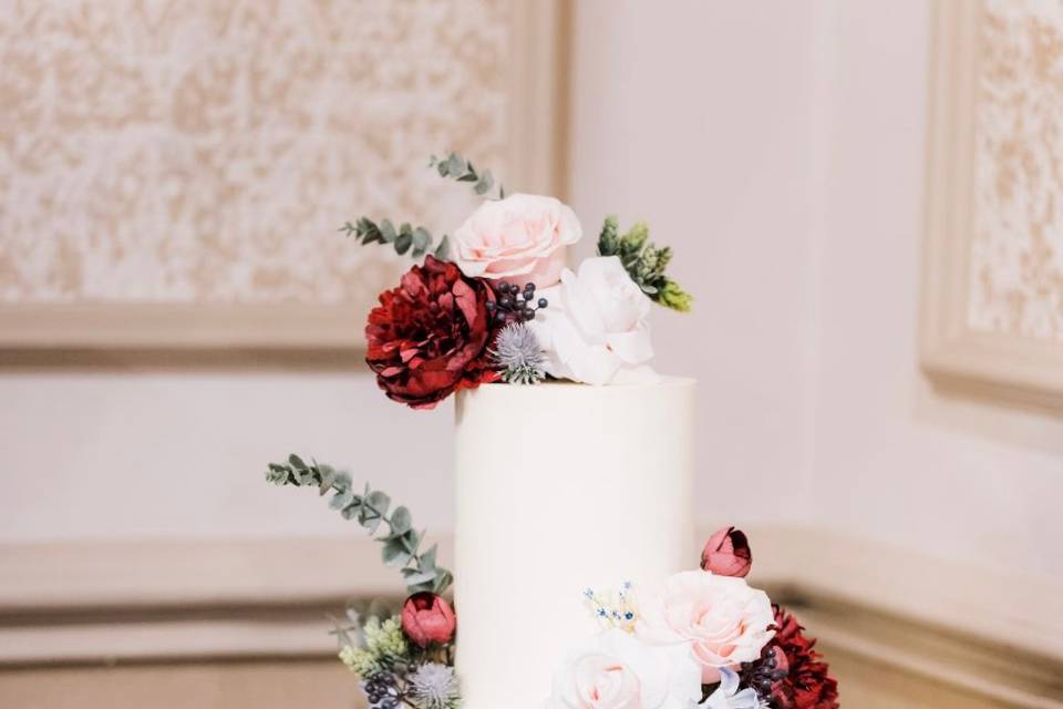 2 Tier Modern Buttercream