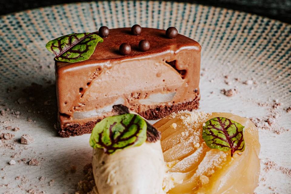 Chocolate Pear Gateaux