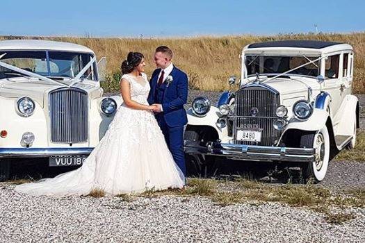 1960 Vanden-Plas Princess and our 1930 Pierce-Arrow Limousine