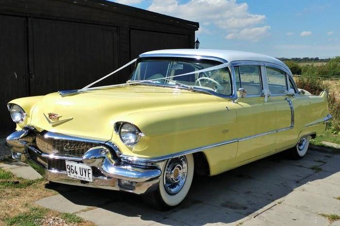 1956 Cadillac Formal Sedan Primrose Lemon Yellow